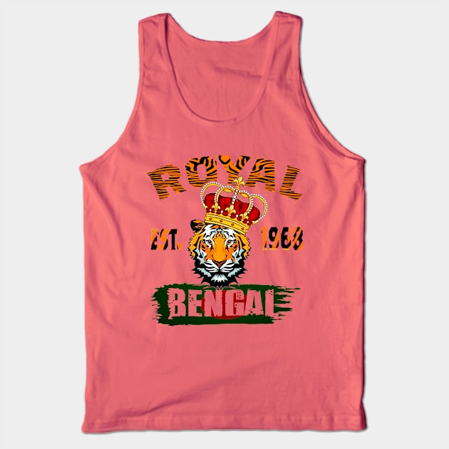 cincinnati bengal football since 1968.retro vintage. Tank Top by nowsadmahi